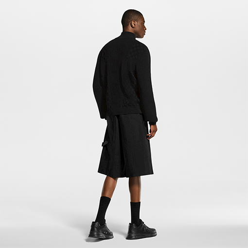 ルイヴィトンコピー ハーフジップニットセーター