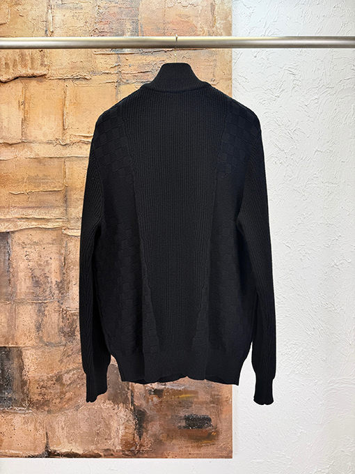 ルイヴィトンコピー ハーフジップニットセーター