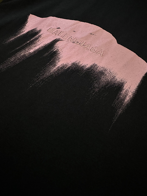 バレンシアガブランドコピー Balenciaga 3M 刺繍プリント半袖Tシャツ