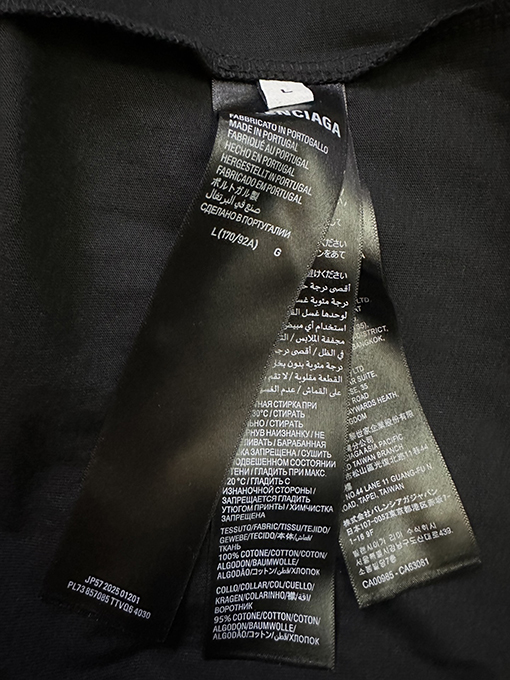 バレンシアガブランドコピー Balenciaga 3M 刺繍プリント半袖Tシャツ