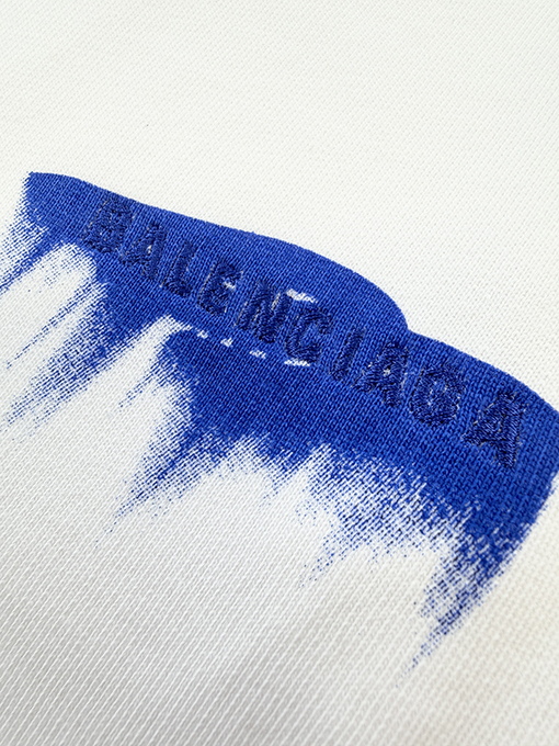 バレンシアガ Balenciaga Wet Brush プリント柄のショートパンツ