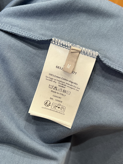 ディオール ULYSSES BY JAMES JOYCE DIOR 刺繍ロゴ入りのアーティスティックな半袖Tシャツ