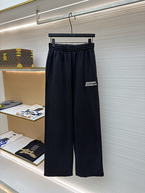 バレンシアガ Balenciaga 純綿の魚の鱗ソールカジュアルパンツ
