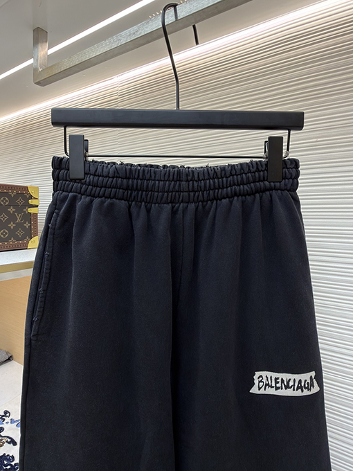 バレンシアガ Balenciaga 純綿の魚の鱗ソールカジュアルパンツ