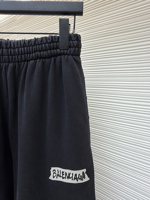 バレンシアガ Balenciaga 純綿の魚の鱗ソールカジュアルパンツ