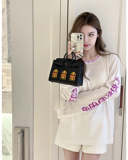 クロムハーツ ローズレッドの長袖シャツ