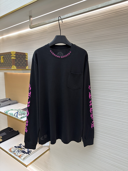 クロムハーツ ローズレッドの長袖シャツ