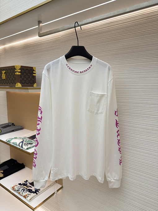 クロムハーツ ローズレッドの長袖シャツ