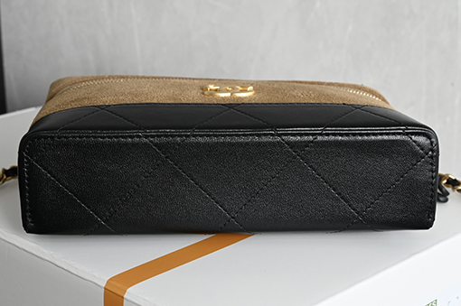 シャネル 26Sシリーズ スエードLPランチボックスバッグ