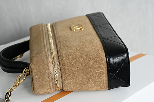 シャネル 26Sシリーズ スエードLPランチボックスバッグ