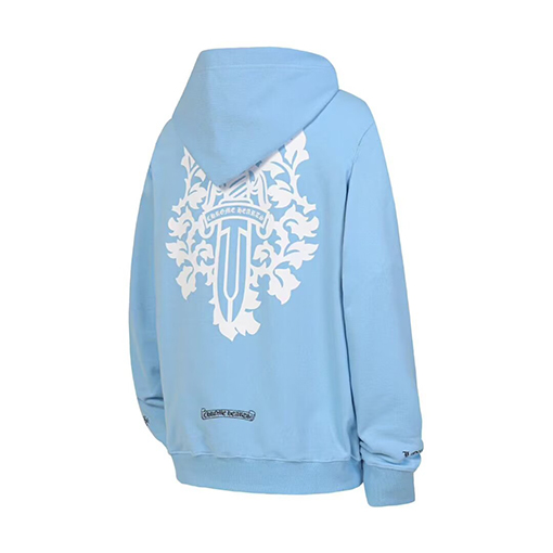 クロムハーツ 剣柄プリントパーカー