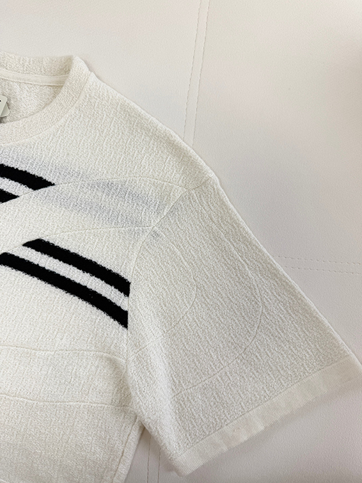 ロエベスーパーコピー ウール刺繍入り半袖Tシャツ