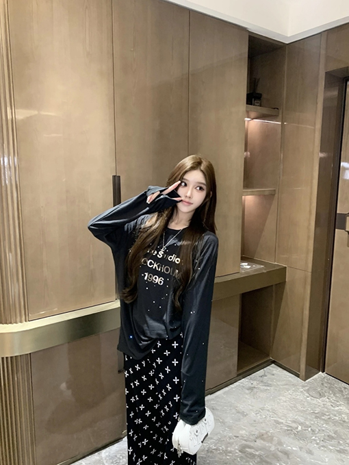 アクネストゥディオズコピー Acne Studios レーザーラインストーン付き長袖シャツ