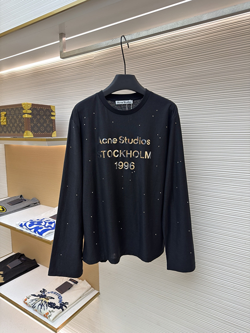 アクネストゥディオズコピー Acne Studios レーザーラインストーン付き長袖シャツ
