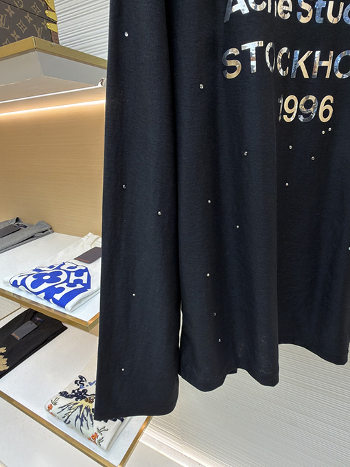 アクネストゥディオズコピー Acne Studios レーザーラインストーン付き長袖シャツ