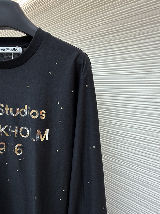 アクネストゥディオズコピー Acne Studios レーザーラインストーン付き長袖シャツ