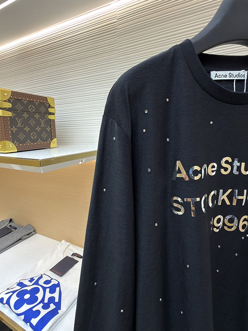 アクネストゥディオズコピー Acne Studios レーザーラインストーン付き長袖シャツ