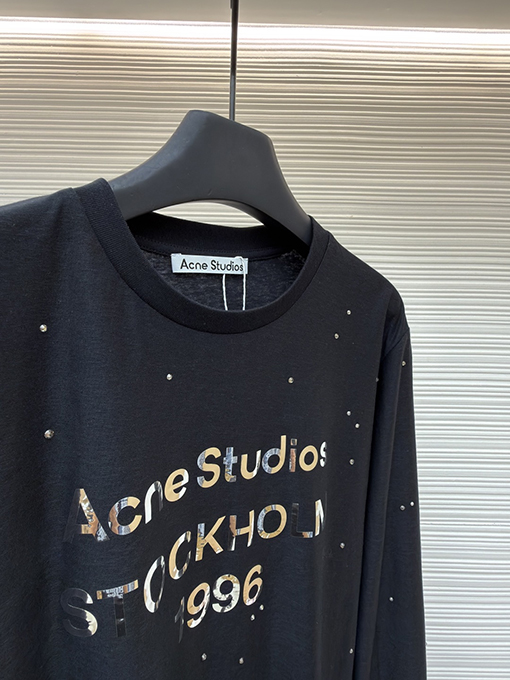 アクネストゥディオズコピー Acne Studios レーザーラインストーン付き長袖シャツ