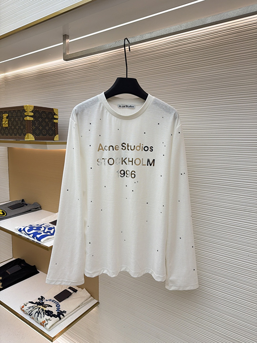 アクネストゥディオズコピー Acne Studios レーザーラインストーン付き長袖シャツ