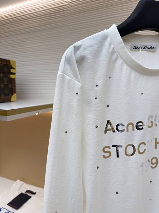 アクネストゥディオズコピー Acne Studios レーザーラインストーン付き長袖シャツ