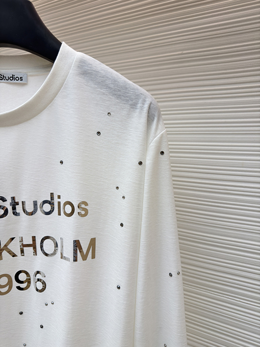 アクネストゥディオズコピー Acne Studios レーザーラインストーン付き長袖シャツ