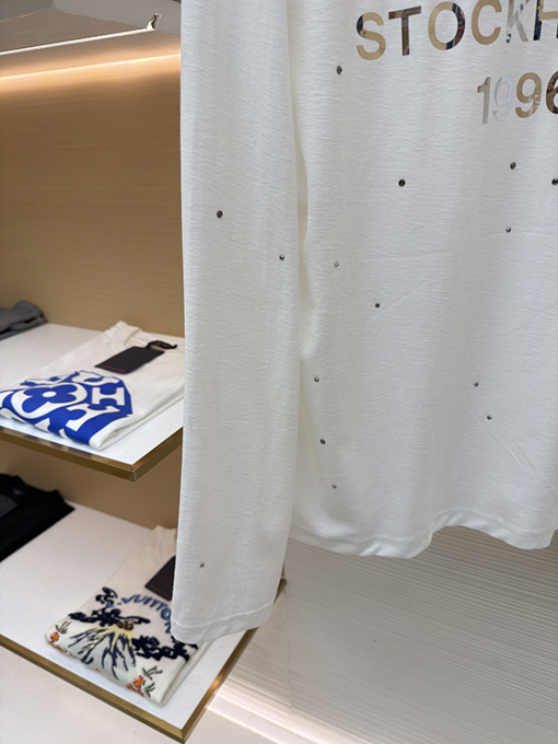 アクネストゥディオズコピー Acne Studios レーザーラインストーン付き長袖シャツ