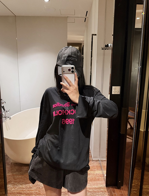 アクネストゥディオズ Acne Studios STOCKHOLM 1996 限定レディースロゴ入り長袖シャツ