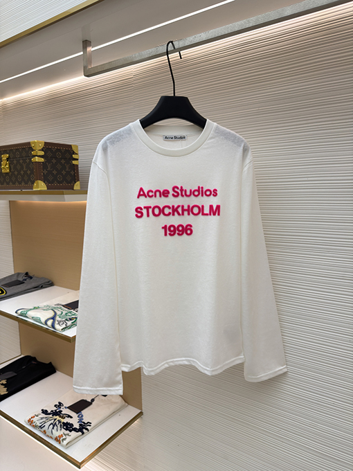 アクネストゥディオズ Acne Studios STOCKHOLM 1996 限定レディースロゴ入り長袖シャツ