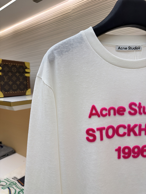 アクネストゥディオズ Acne Studios STOCKHOLM 1996 限定レディースロゴ入り長袖シャツ