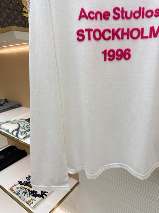 アクネストゥディオズ Acne Studios STOCKHOLM 1996 限定レディースロゴ入り長袖シャツ