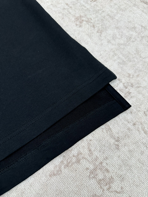 バレンシアガ Balenciaga 無地のチェック柄襟長袖ポロシャツ