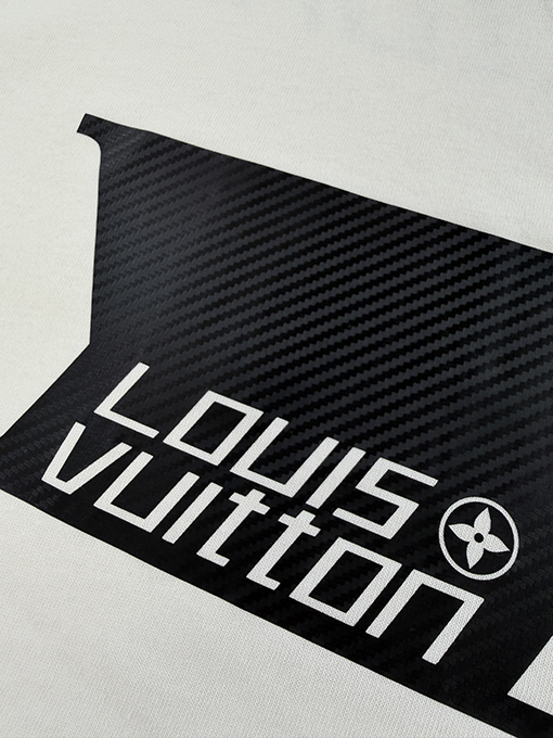 ルイヴィトンブランドスーパーコピー LOUIS VUITTON レタープリント半袖Tシャツ