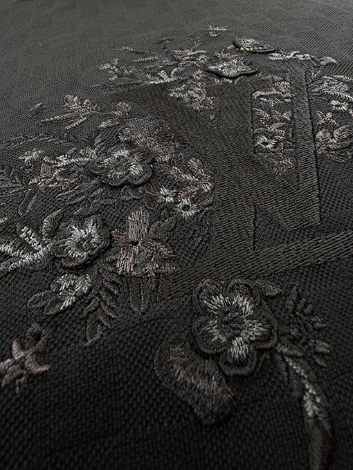 ルイヴィトンコピー 刺繍ジャカード半袖Tシャツ