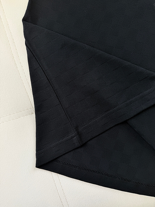 ルイヴィトンコピー 刺繍ジャカード半袖Tシャツ