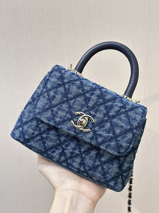 シャネルコピー 4244レディースシリーズ 24K厚シャンパンゴールドメッキ金具バッグ