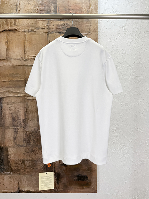 フェンディ リボン付きドローストリングポケットの半袖Tシャツ