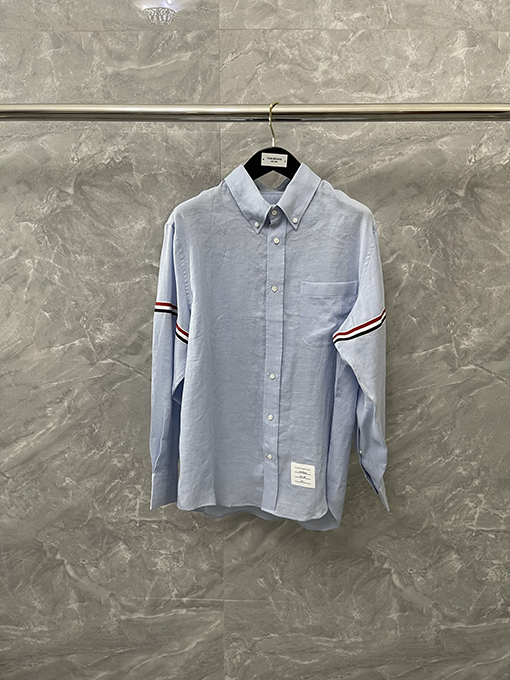 トムブラウンスーパーコピー 新作レディースリネン長袖シャツ