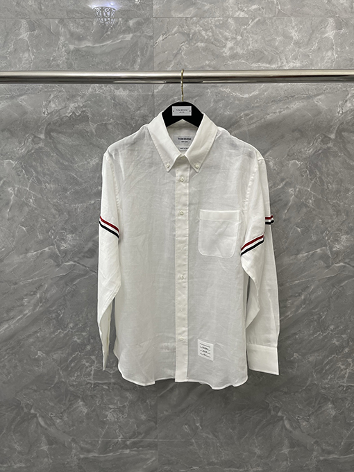 トムブラウンスーパーコピー 新作レディースリネン長袖シャツ