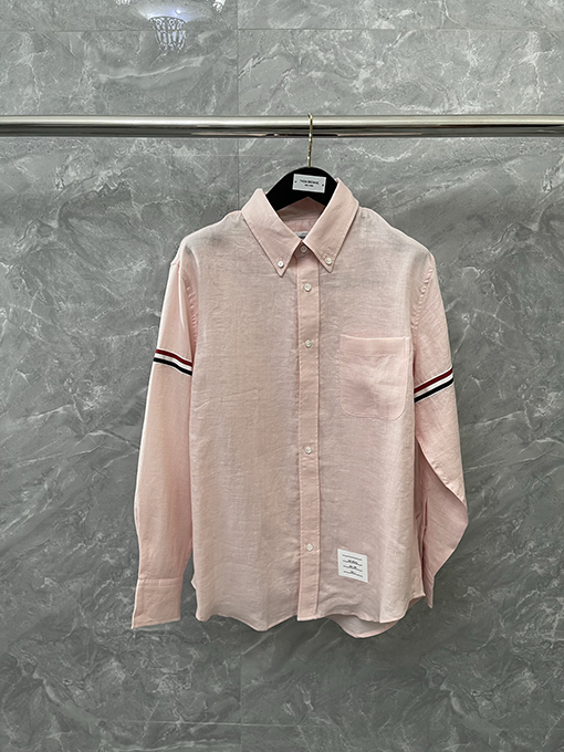 トムブラウンスーパーコピー 新作レディースリネン長袖シャツ