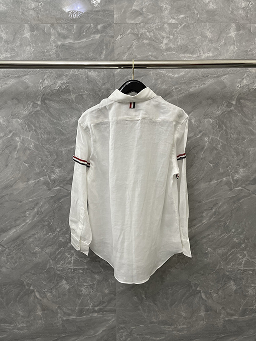 トムブラウンスーパーコピー 新作レディースリネン長袖シャツ
