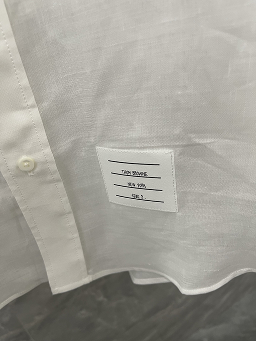 トムブラウンスーパーコピー 新作レディースリネン長袖シャツ