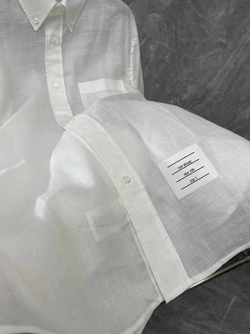 トムブラウンスーパーコピー 新作レディースリネン長袖シャツ