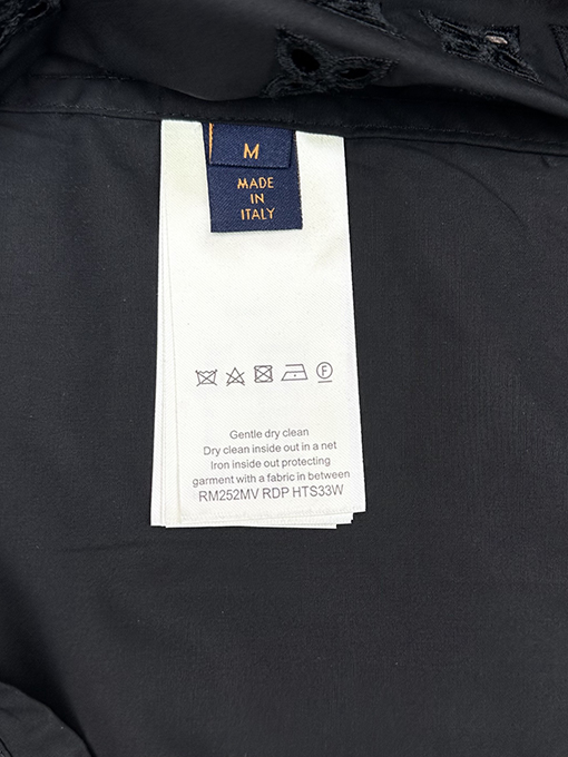 ルイヴィトンコピー 新作の透かし彫り刺繍り半袖シャツ