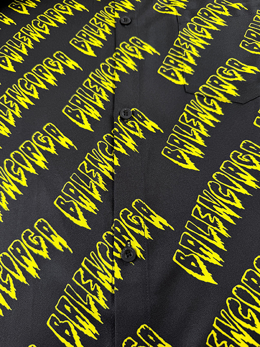 バレンシアガスーパーコピー Balenciaga 文字プリントの半袖シャツ