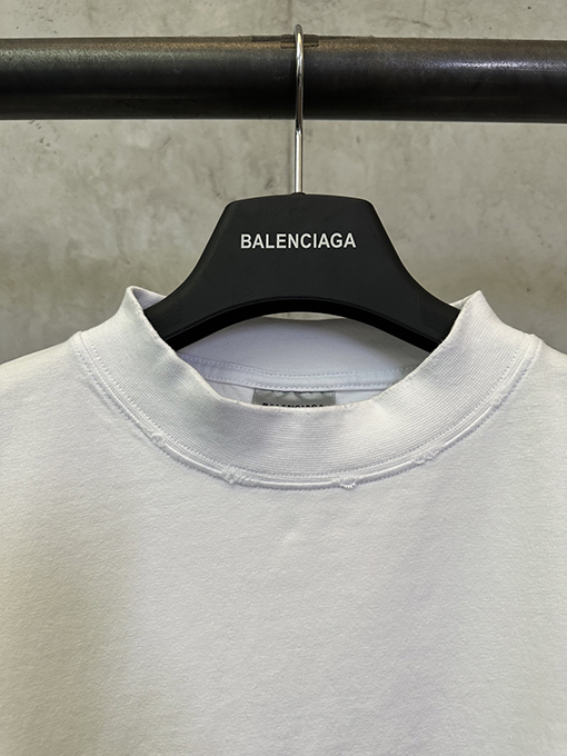 バレンシアガブランドコピー スプリンググリーンテープ 半袖Tシャツ