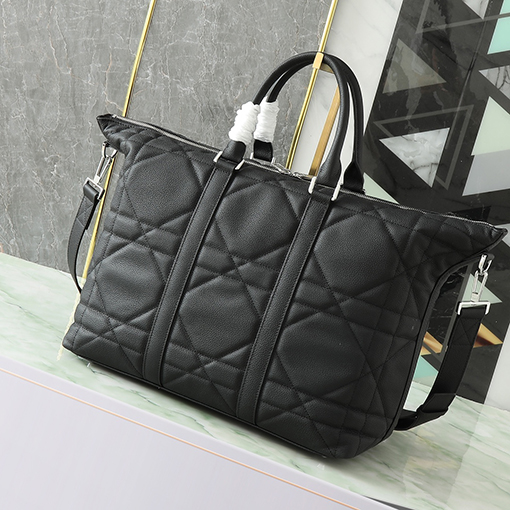 ディオールスーパーコピー Weekender 40 クラシックなカナージュチェック柄ハンドバッグ