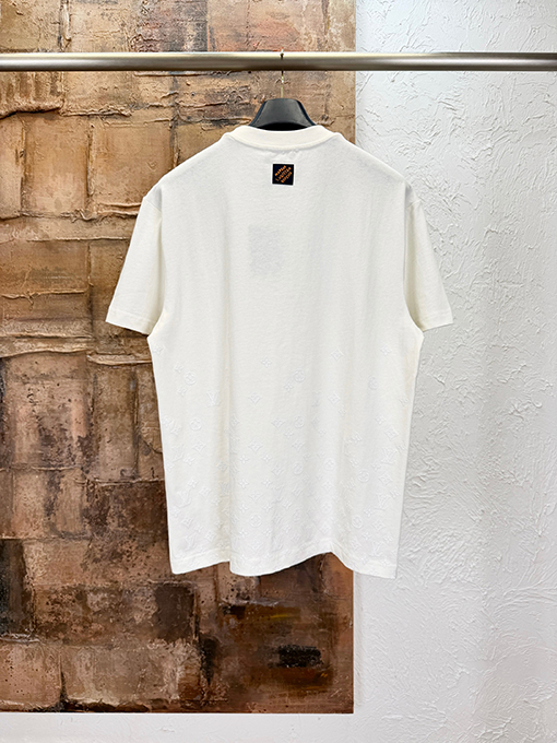 ルイヴィトン フロッキーグラデーションプリント半袖Tシャツ