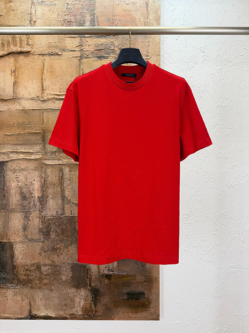 ルイヴィトン フロッキーグラデーションプリント半袖Tシャツ