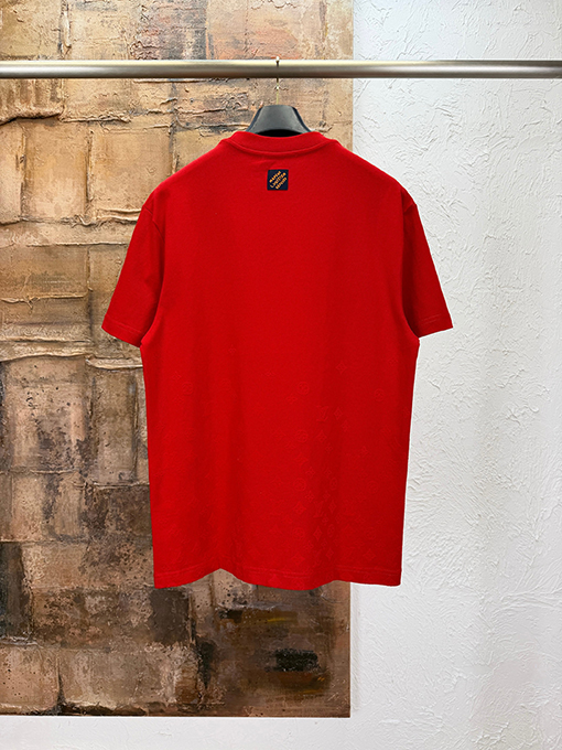 ルイヴィトン フロッキーグラデーションプリント半袖Tシャツ