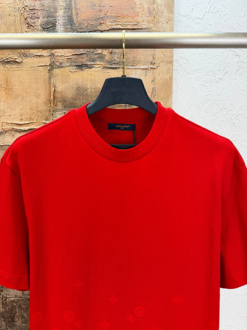 ルイヴィトン フロッキーグラデーションプリント半袖Tシャツ